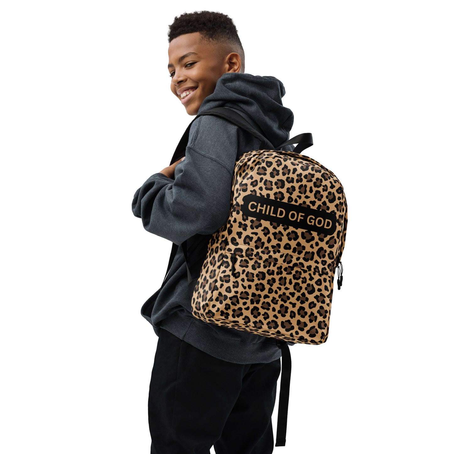 Cheetah Print School Backpack