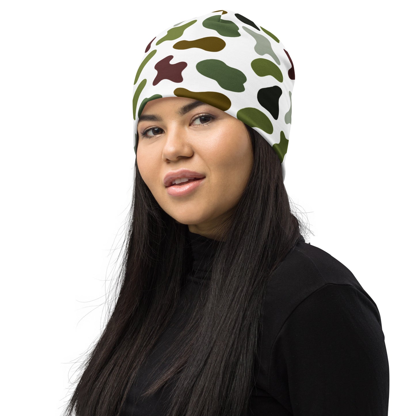 Camouflage All-Over Print Beanie