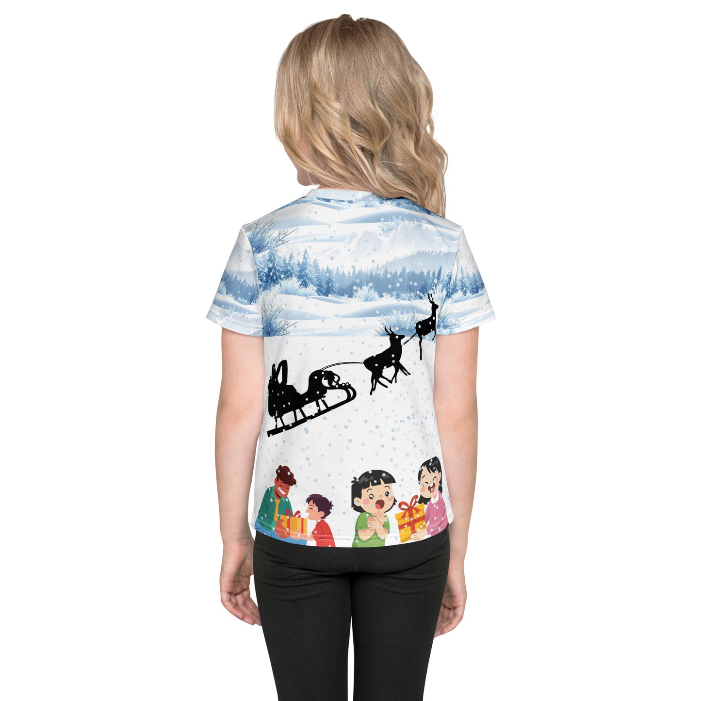 Christmas Kids Crew Neck T Shirt