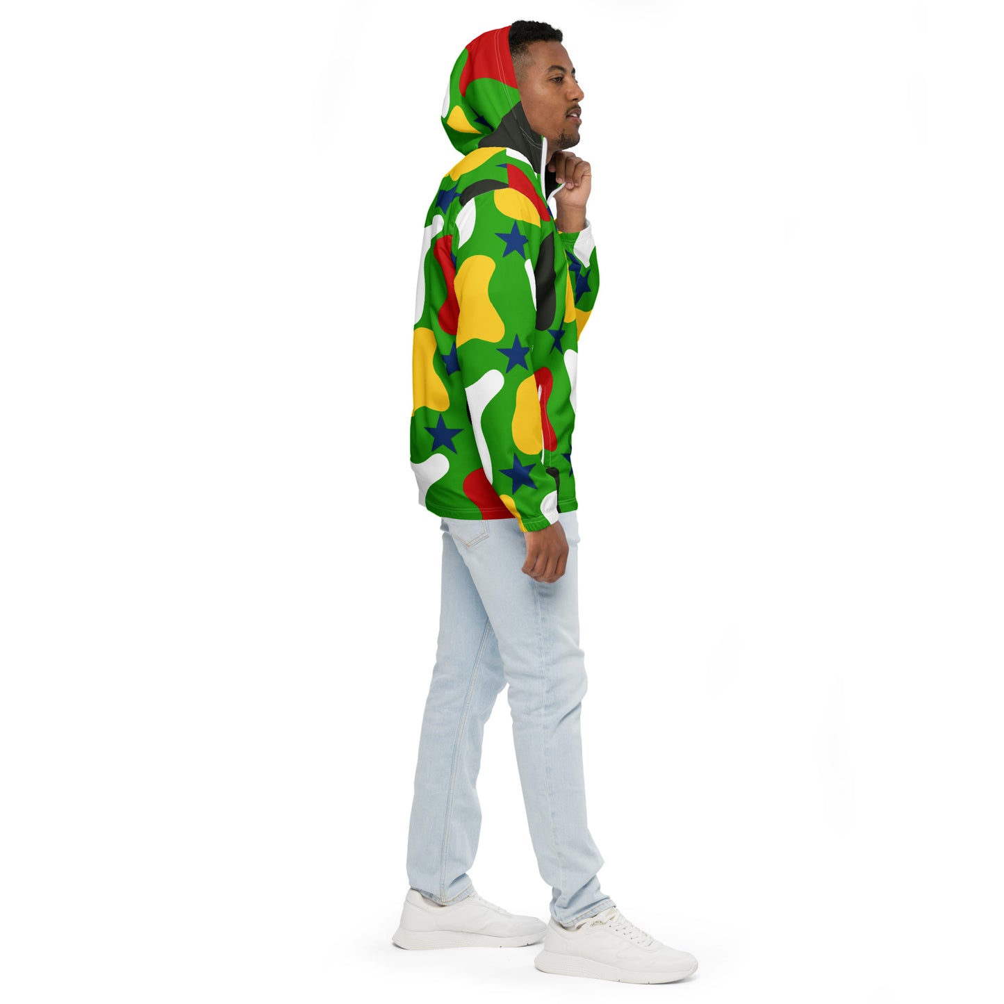 Christmas Holiday Men’s Windbreaker