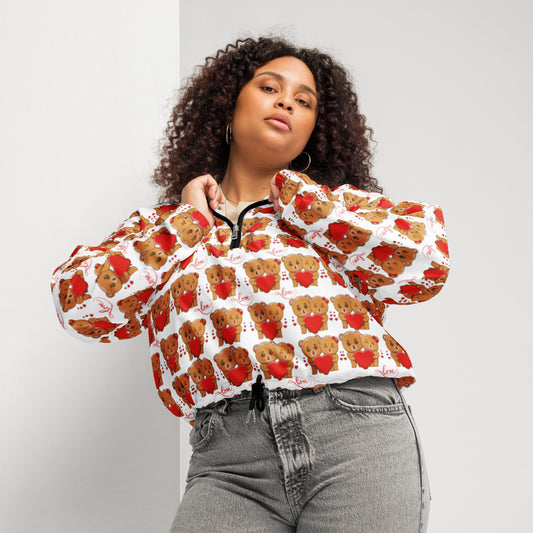 Teddy Bear Women’s cropped windbreaker