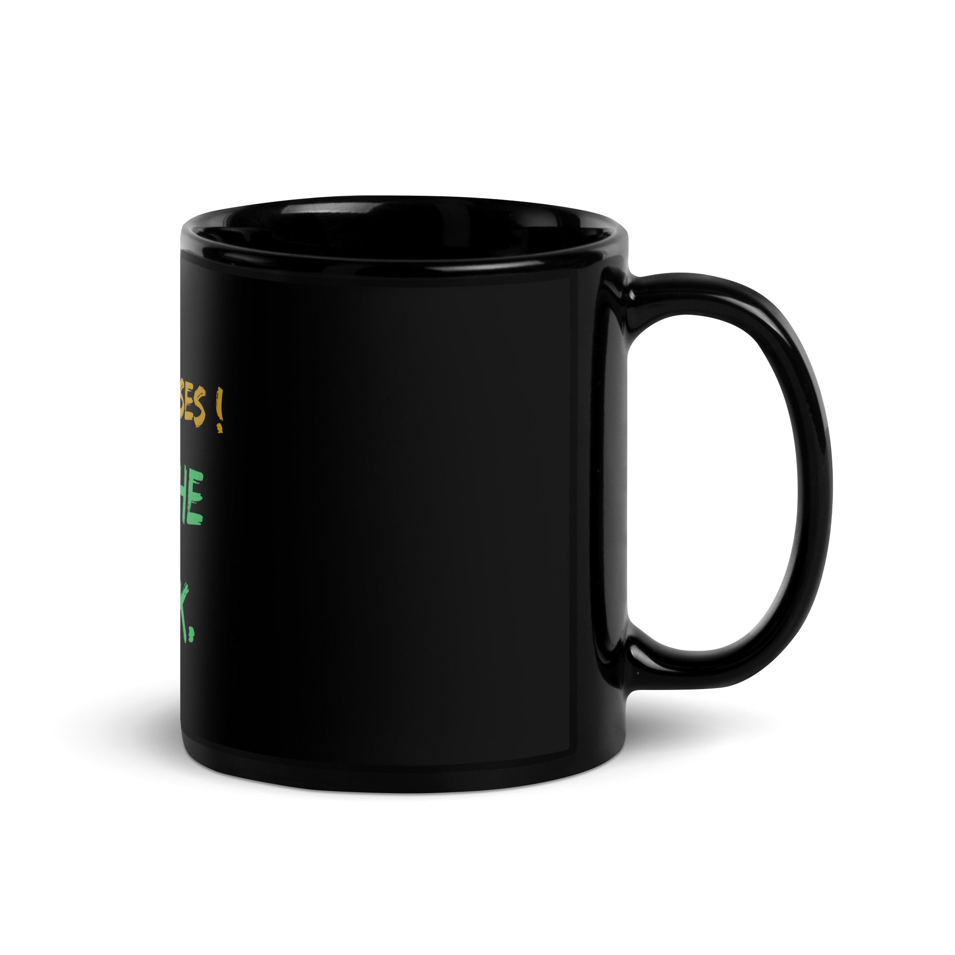 Inspirational Black Glossy Mug