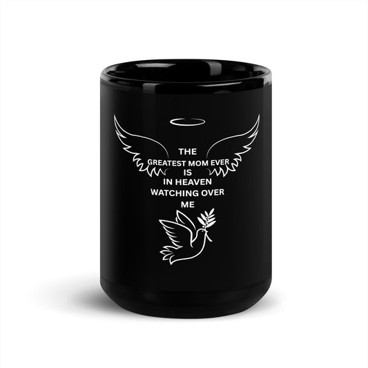 Inspirational Mother's Day Black Glossy Mug