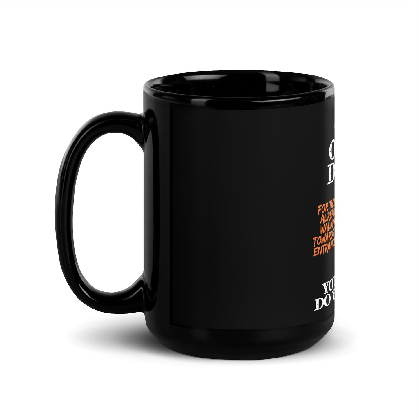 Inspirational Black Glossy Mug