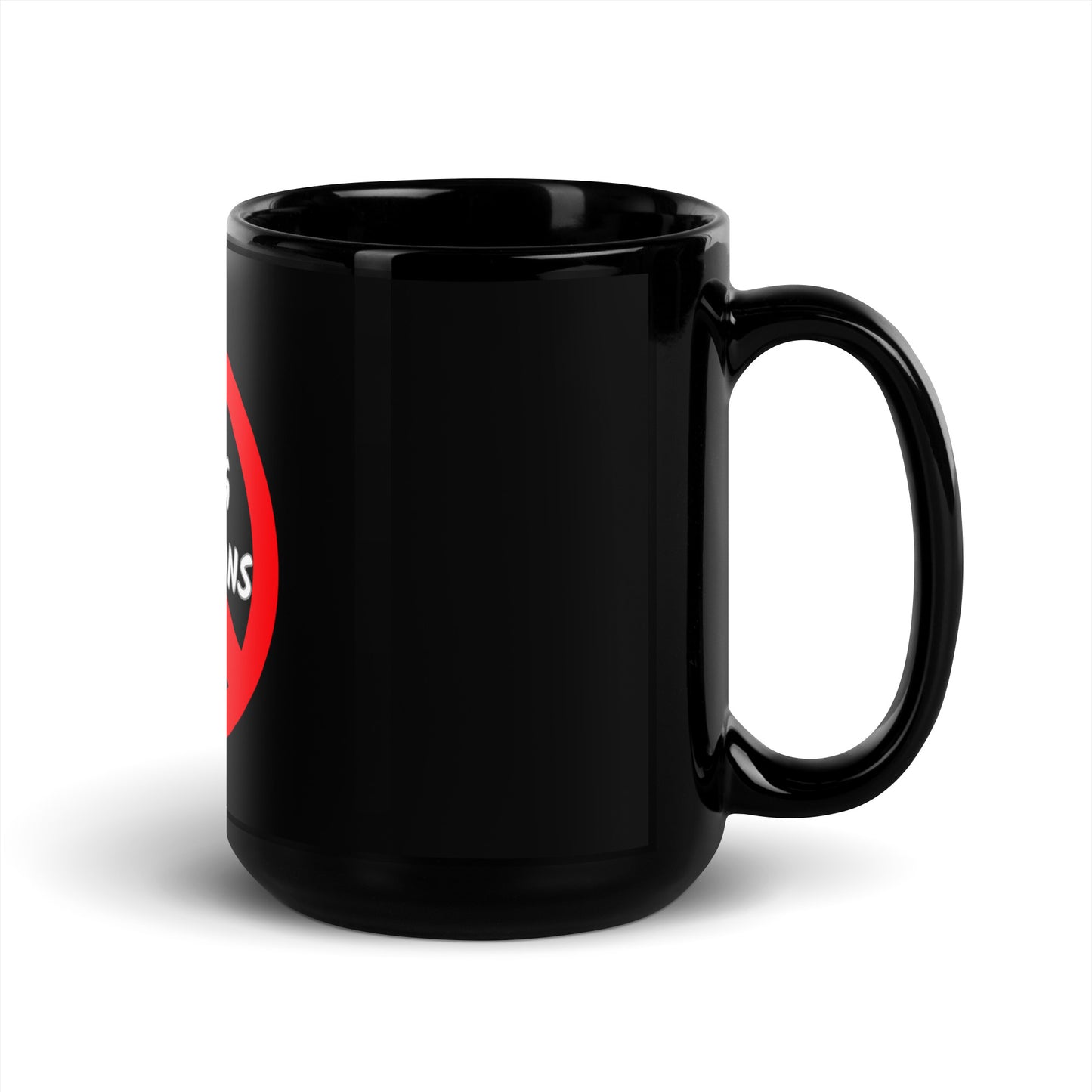 Inspirational Black Glossy Mug