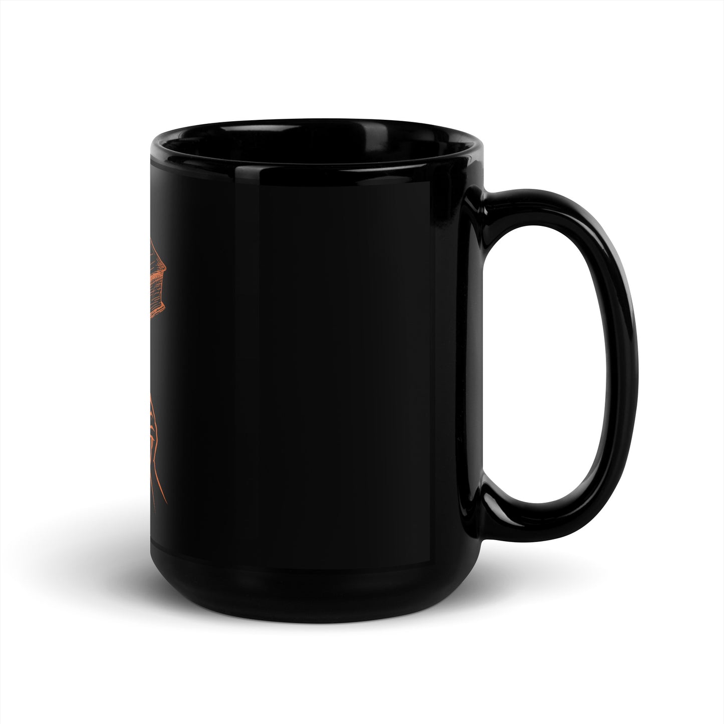 Inspirational Black Glossy Mug