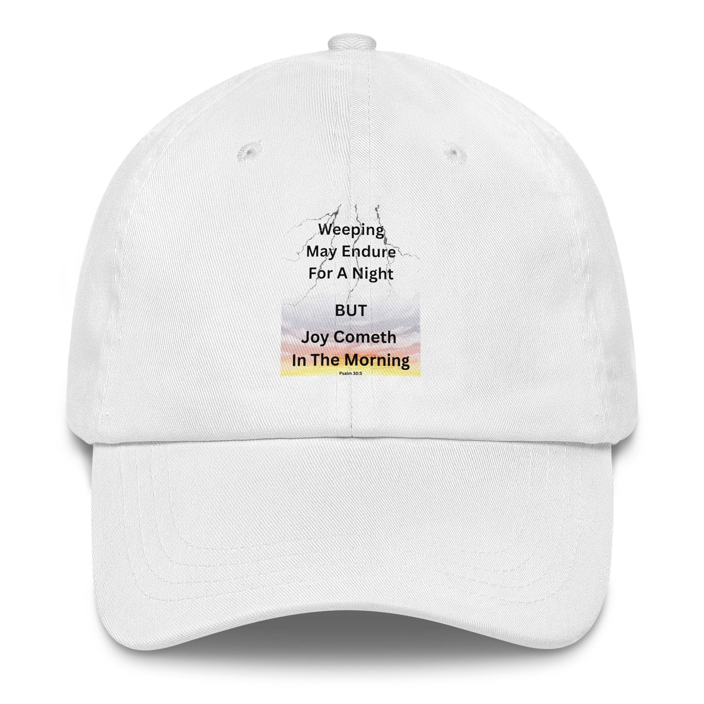 Joy cometh in the morning Inspirational Dad Hat