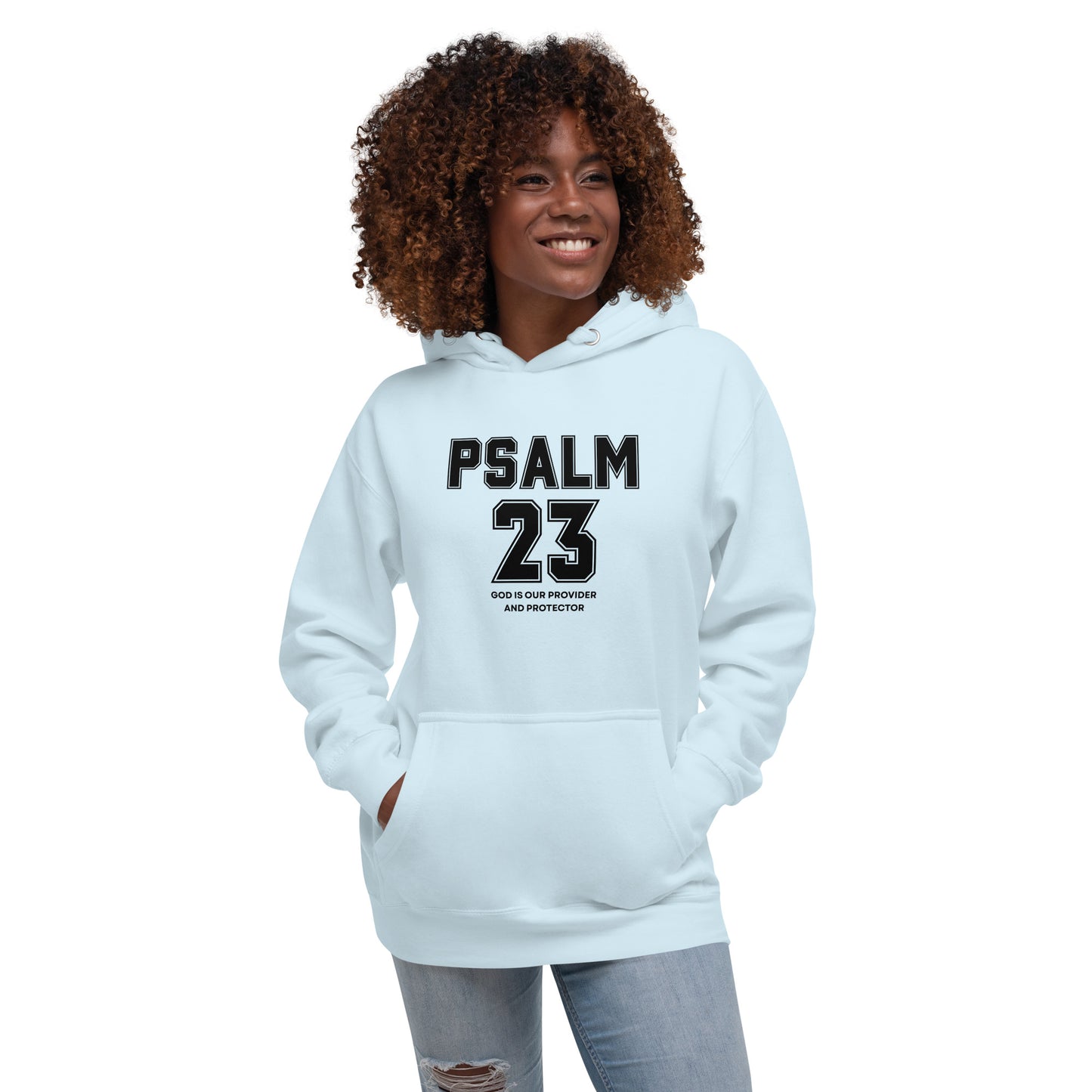 Psalm 23 Christian Inspirational Unisex Hoodie