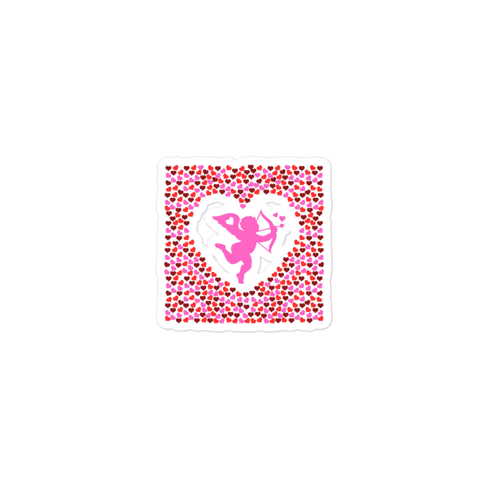 Valentine's day motivational Bubble-free stickers