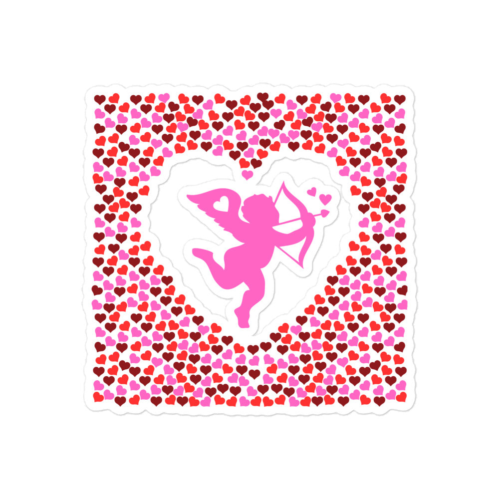 Valentine's day motivational Bubble-free stickers