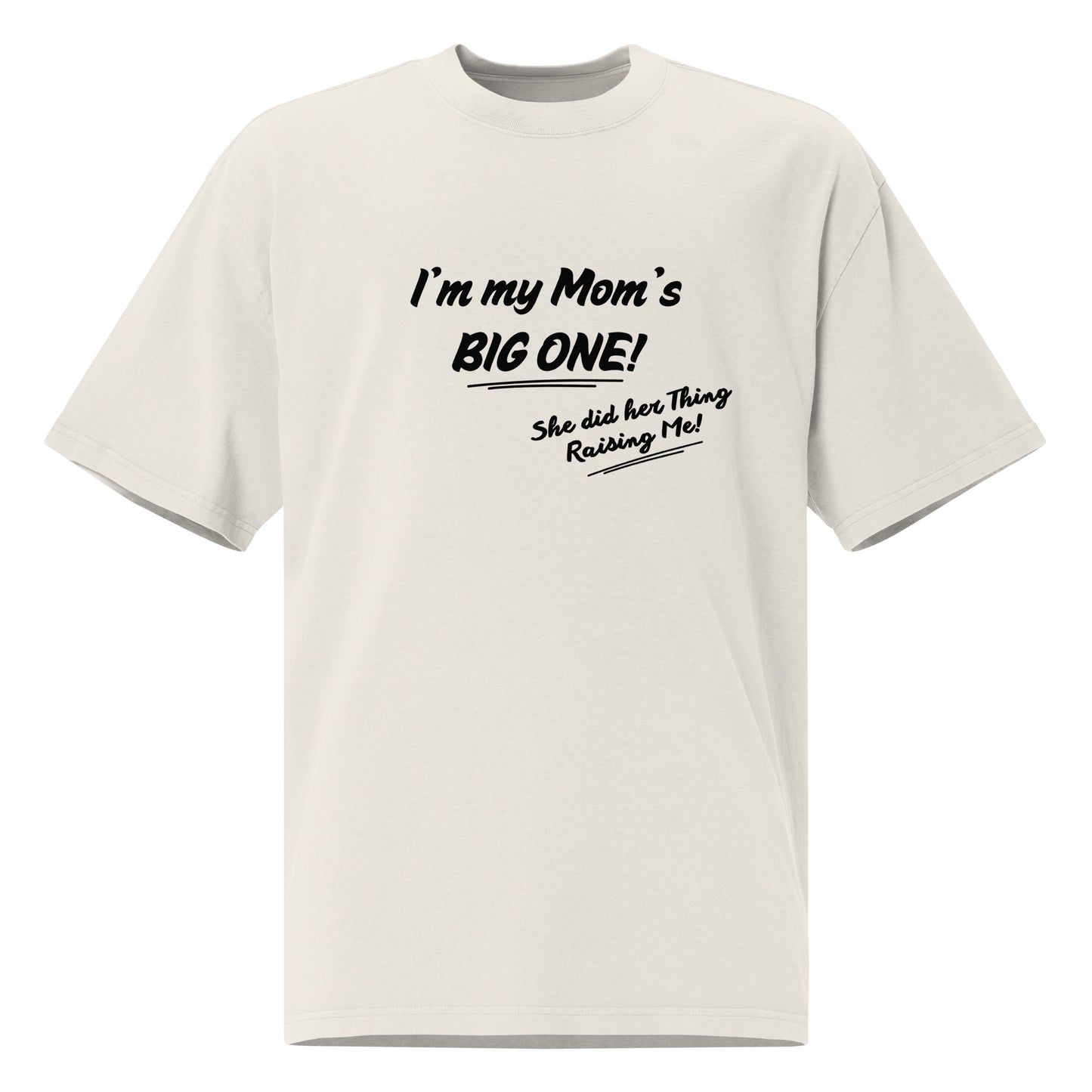Mother's Day Oversized Faded T Shirt