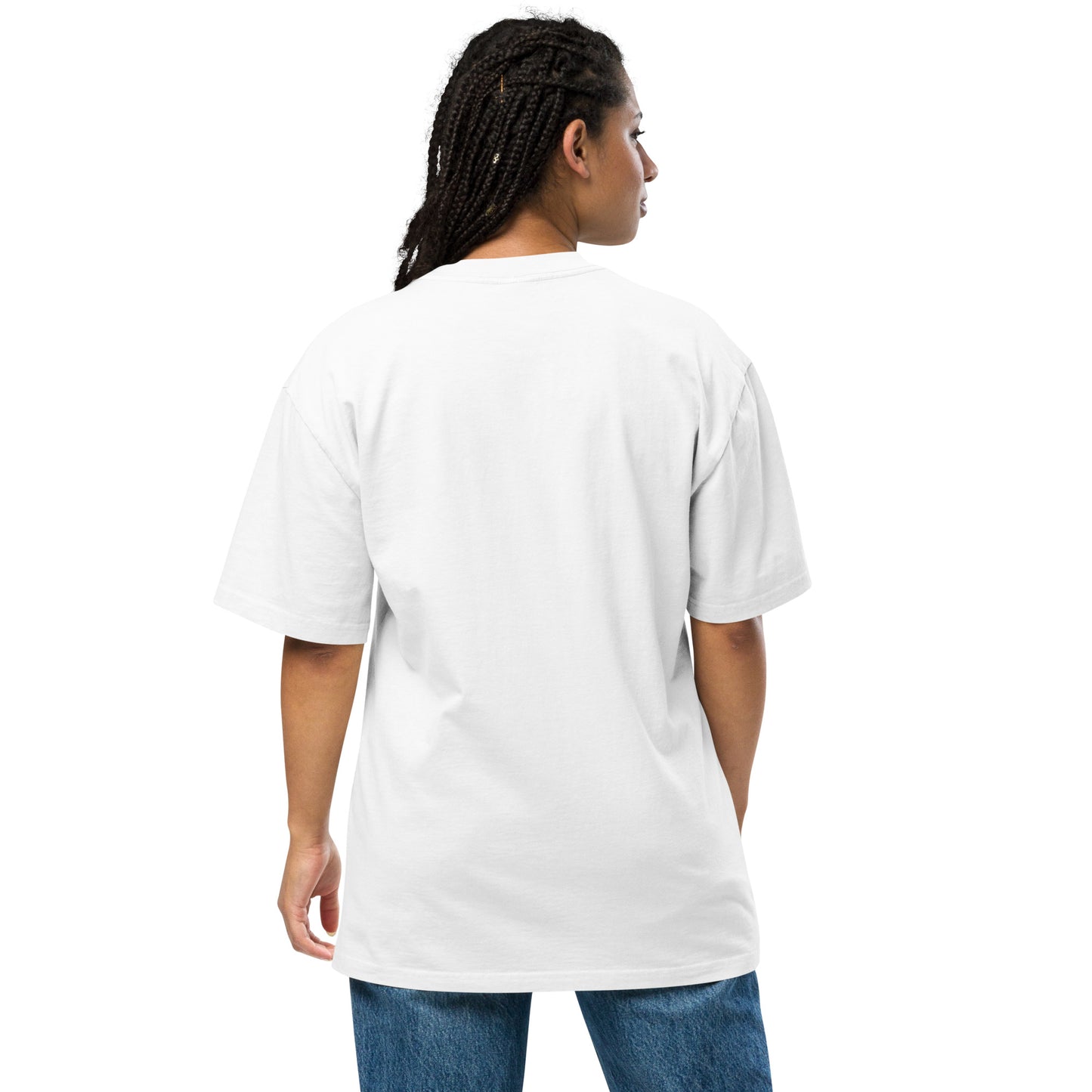 God is Real Christian Oversized Faded T Shirt