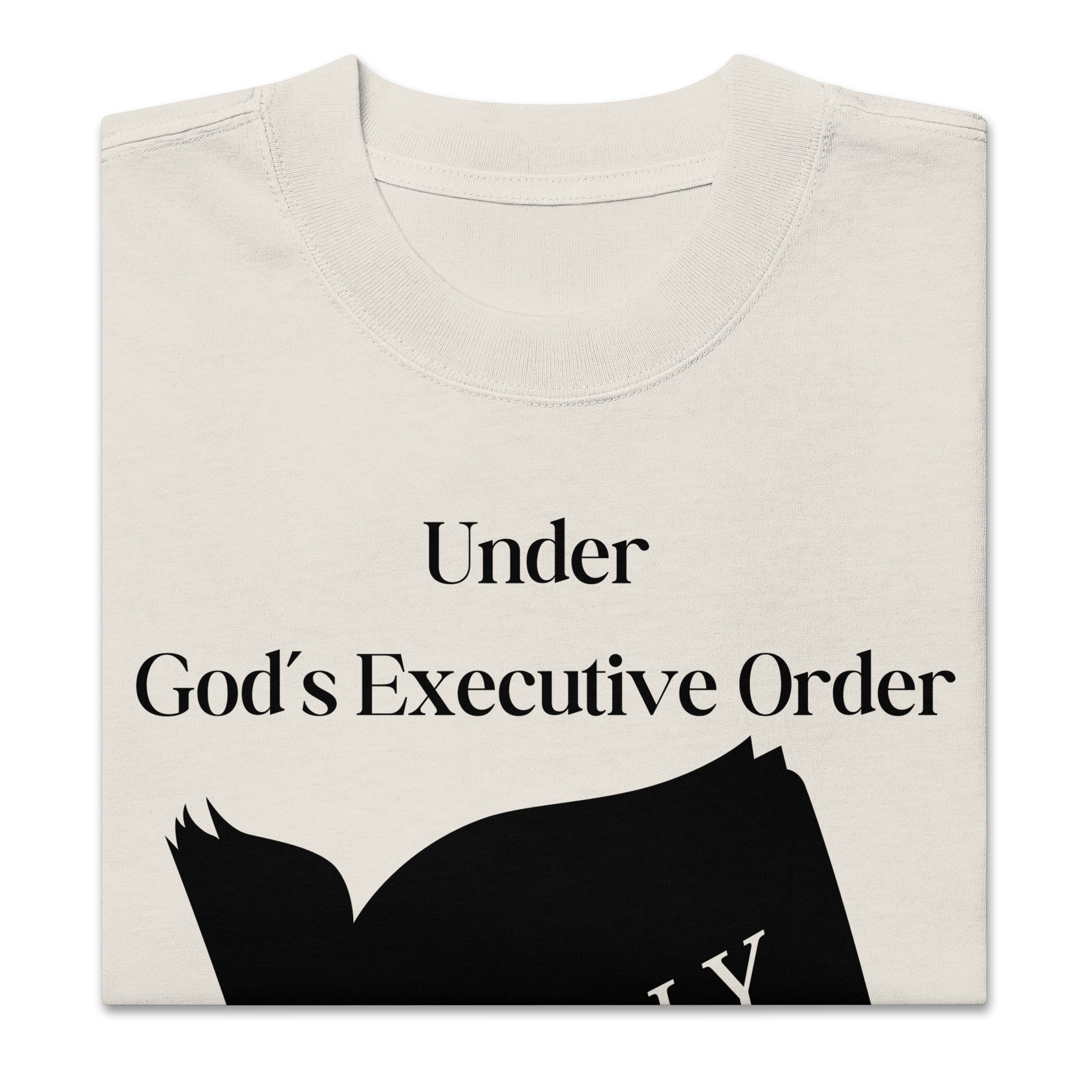 Christian Inspirational Oversized Faded T Shirt Unisex