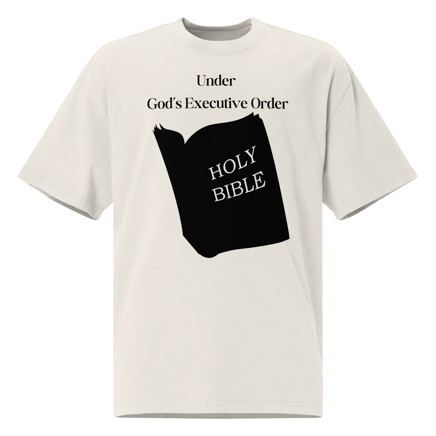 Christian Inspirational Oversized Faded T Shirt Unisex