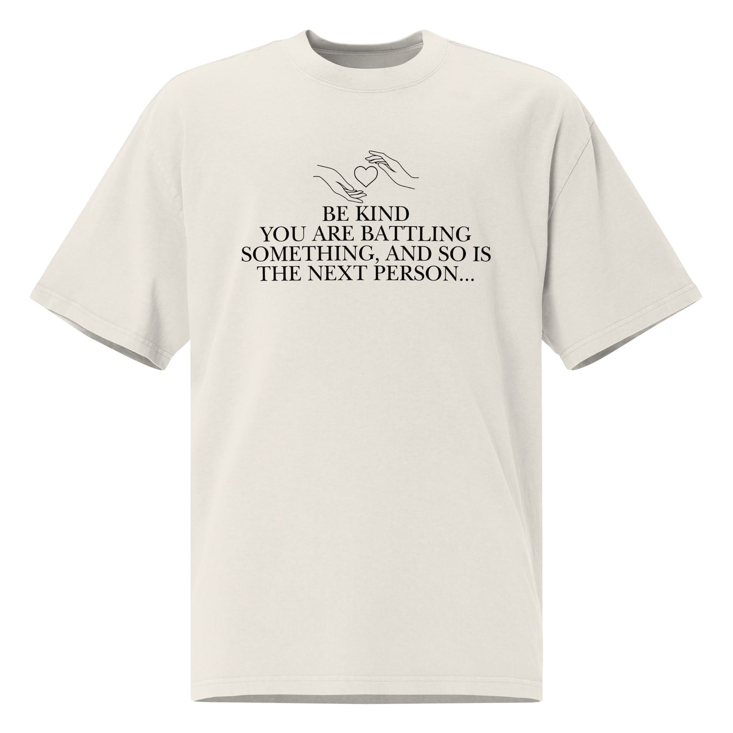 Inspirational Oversized faded T-Shirt