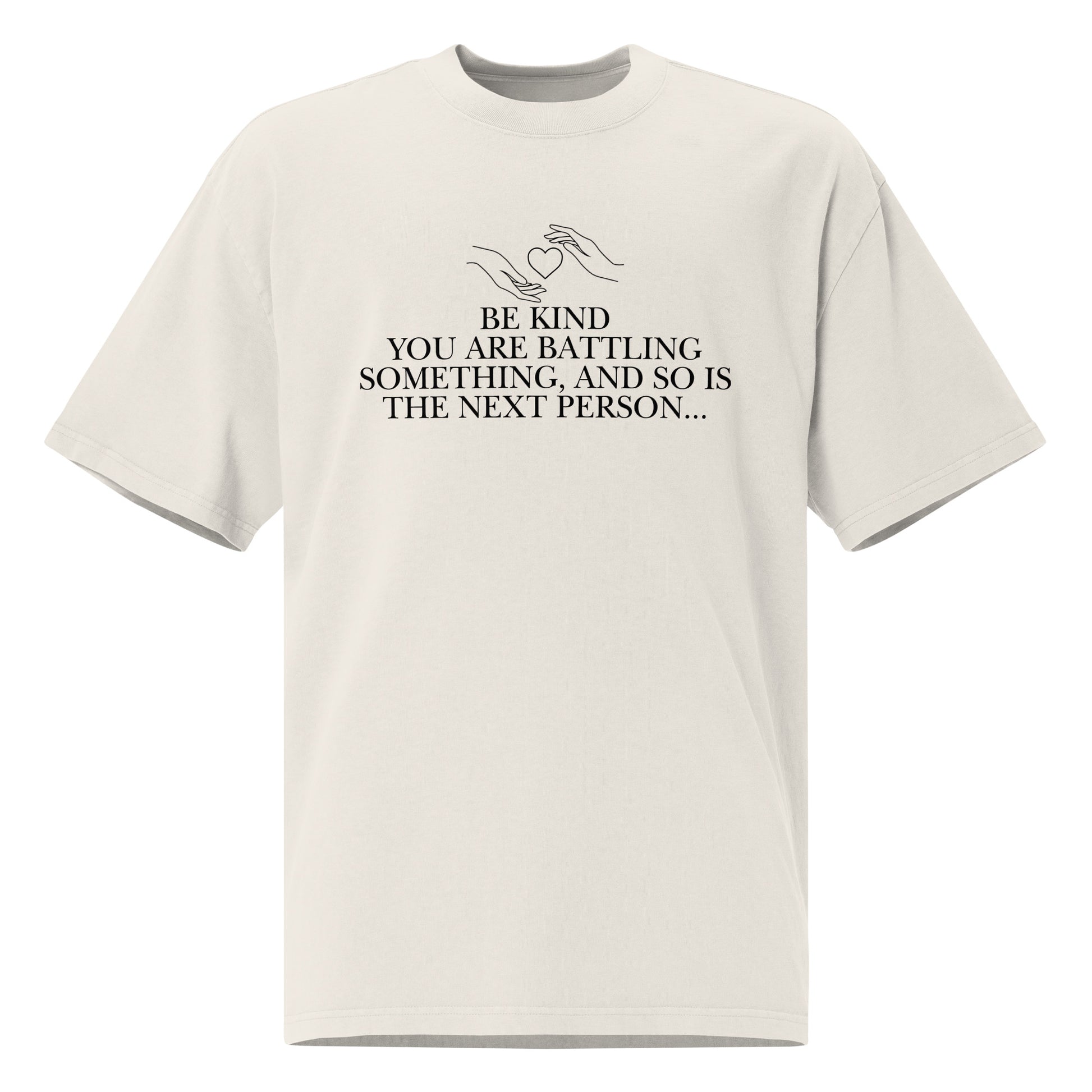Inspirational Oversized faded T-Shirt