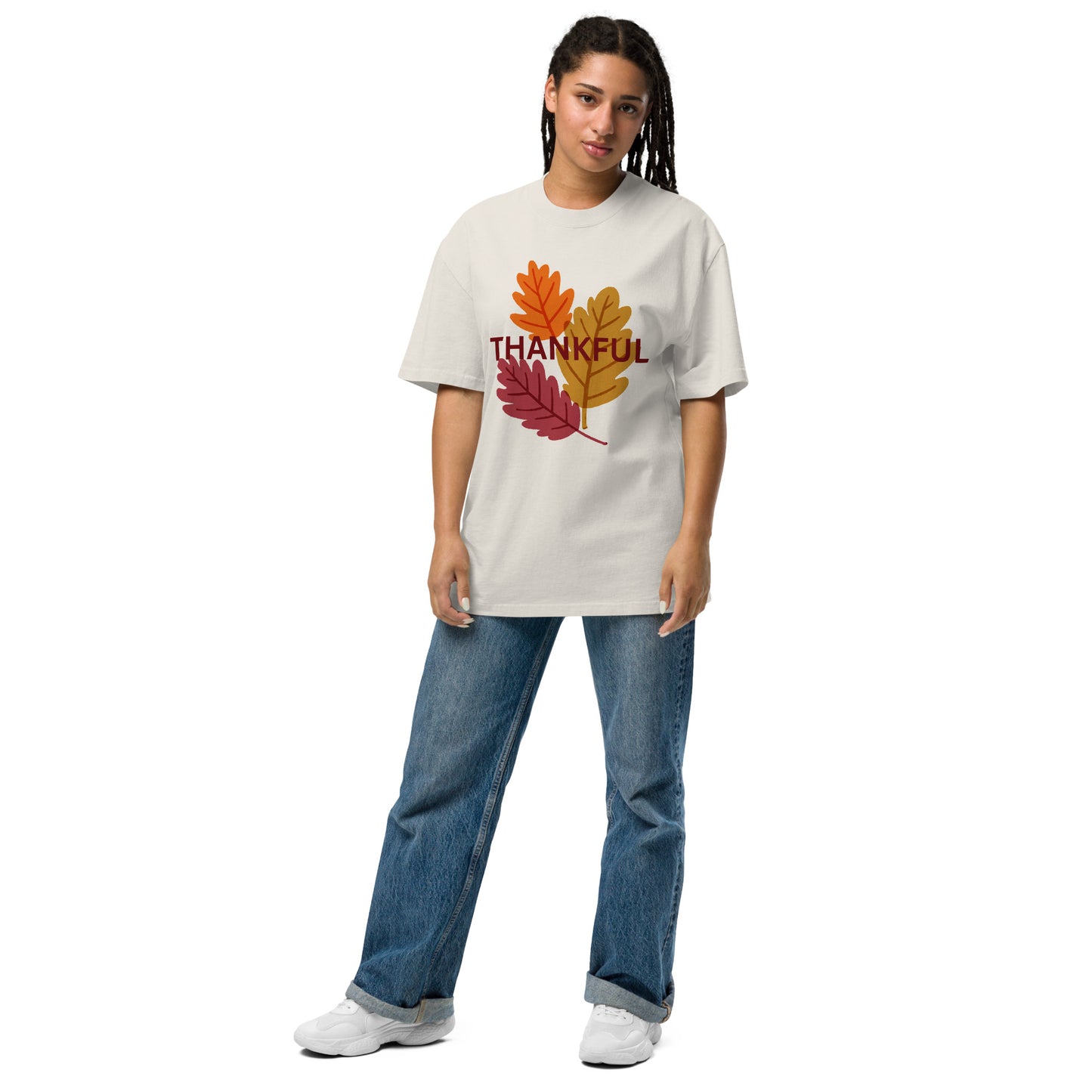 Thanksgiving Oversized Faded T Shirt Unisex