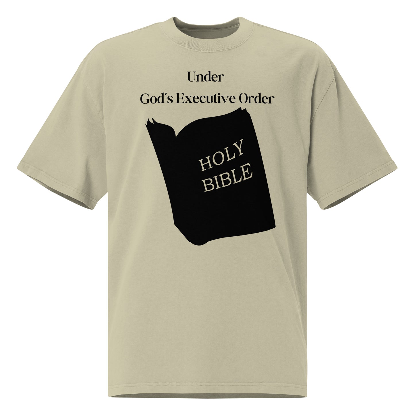 Christian Inspirational Oversized Faded T Shirt Unisex