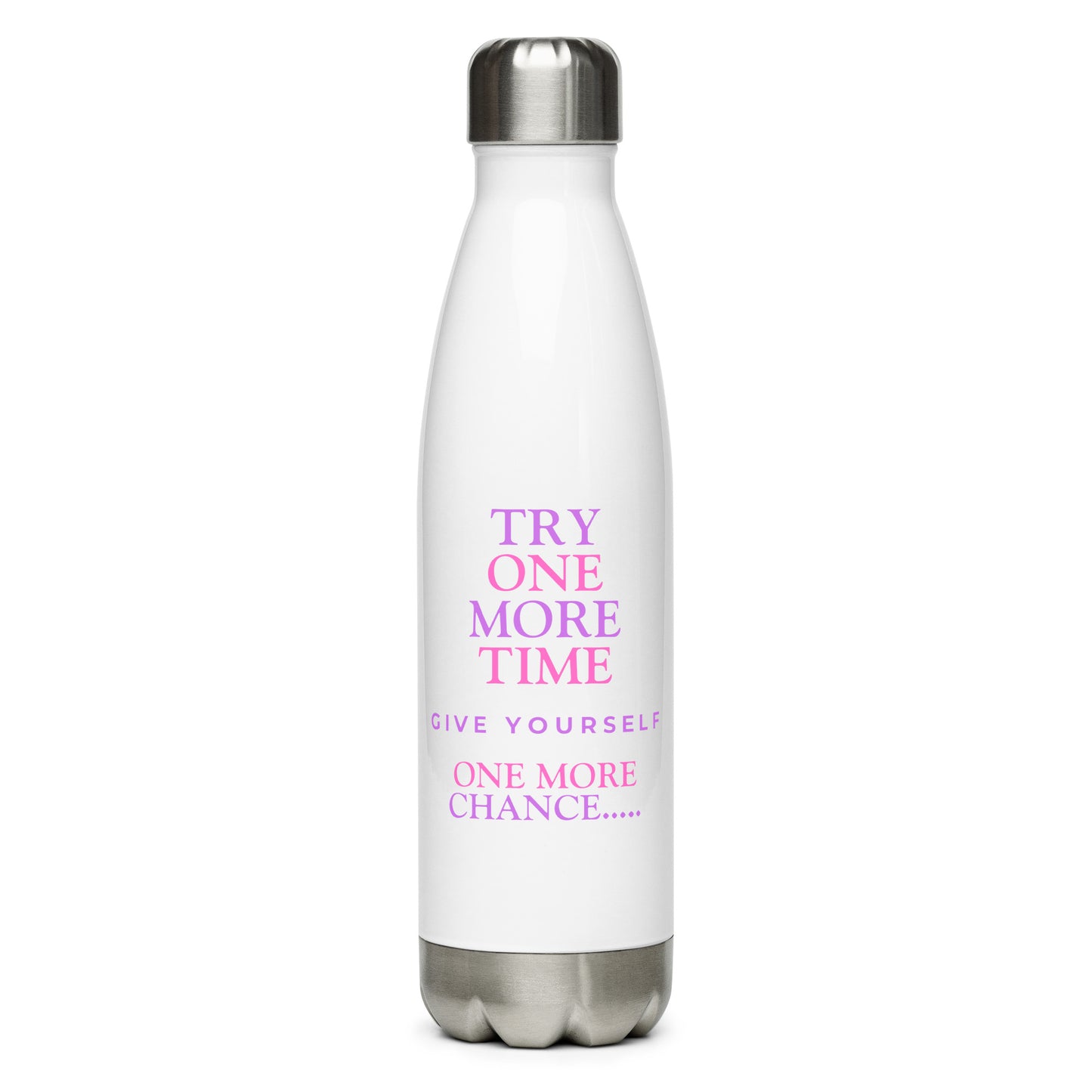Inspirational Stainless steel water bottle