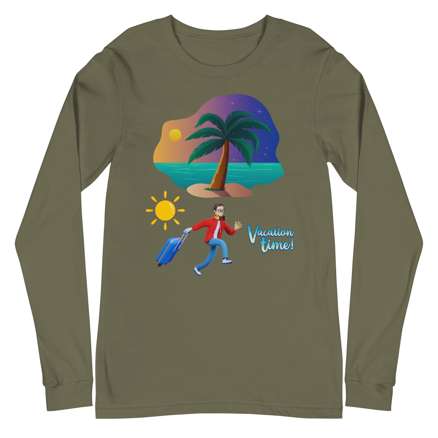 Vacation Inspirational lightweight Long Sleeve T shirt