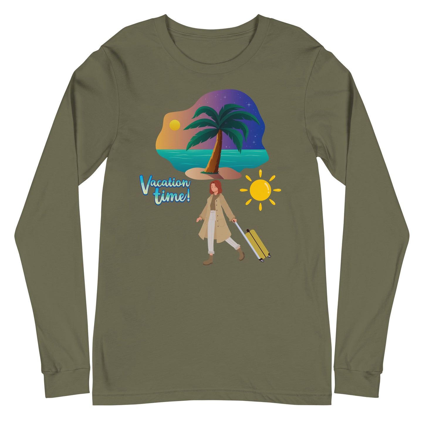 Vacation Inspirational lightweight Long Sleeve T shirt