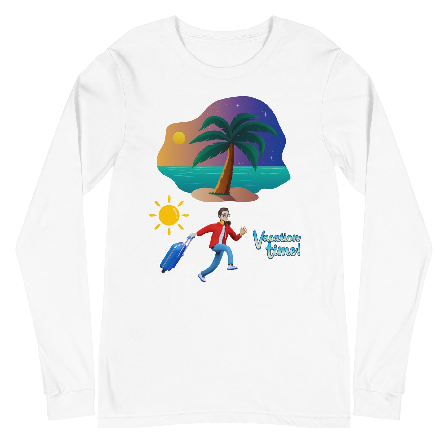 Vacation Inspirational lightweight Long Sleeve T shirt