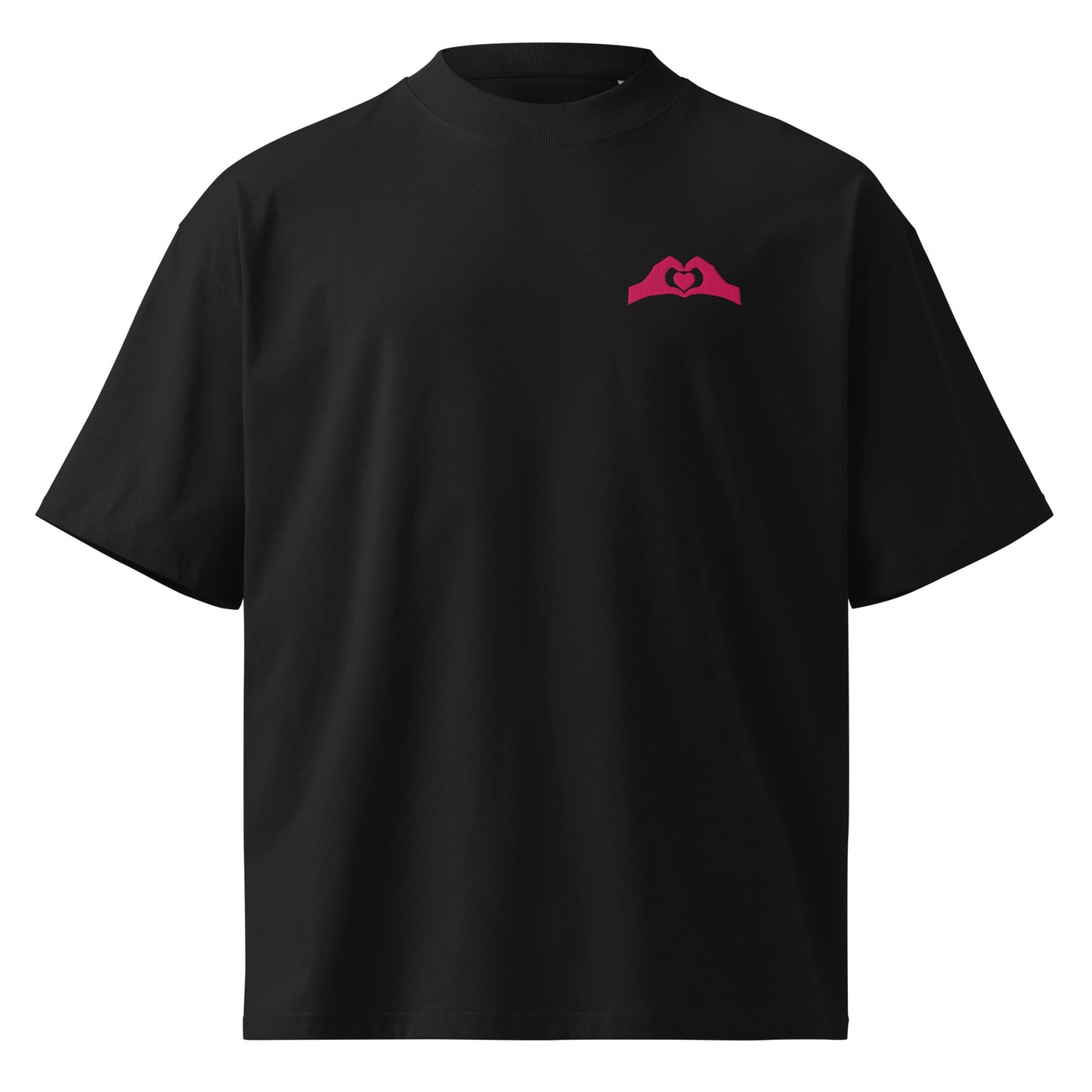 Spread The Love Unisex Organic Oversized High Neck T Shirt