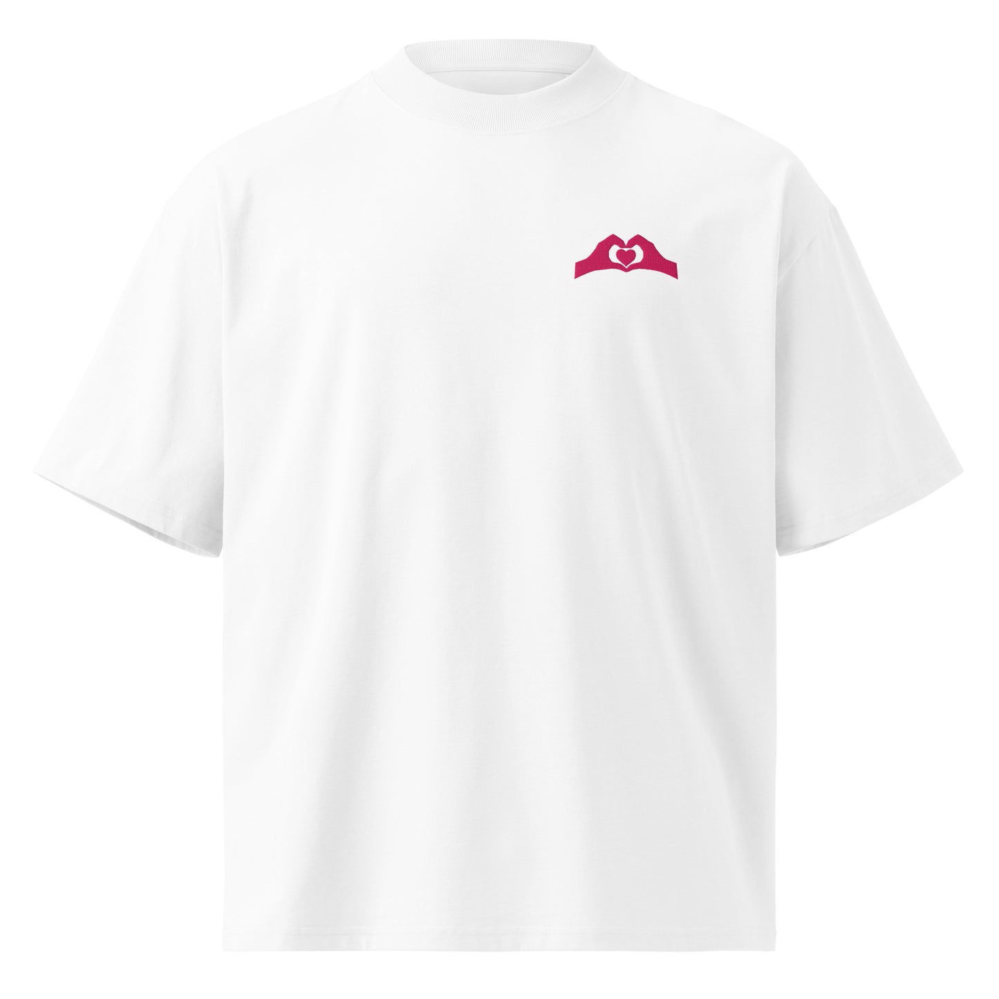 Spread The Love Unisex Organic Oversized High Neck T Shirt