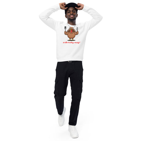 Thanksgiving Holiday Sweatshirt Unisex organic raglan