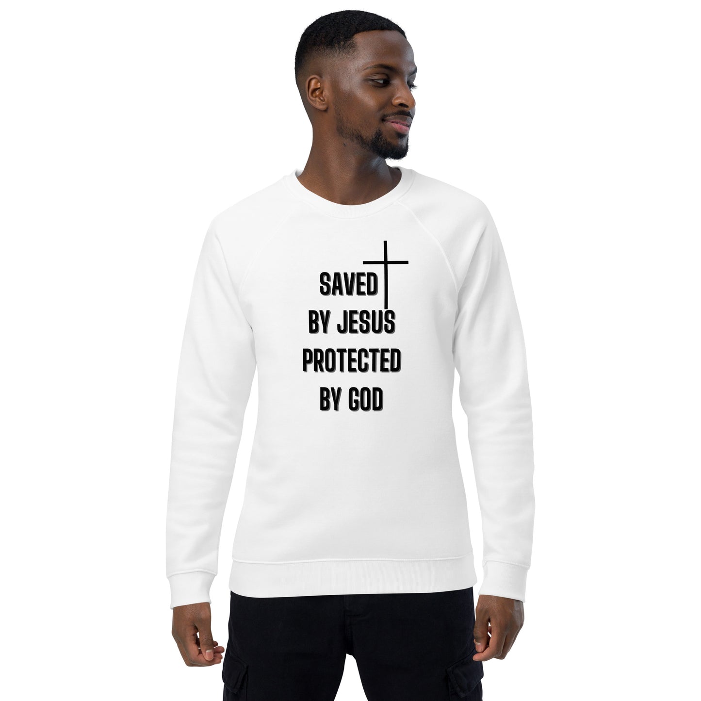Saved by Jesus Christian Inspirational Sweatshirt Unisex