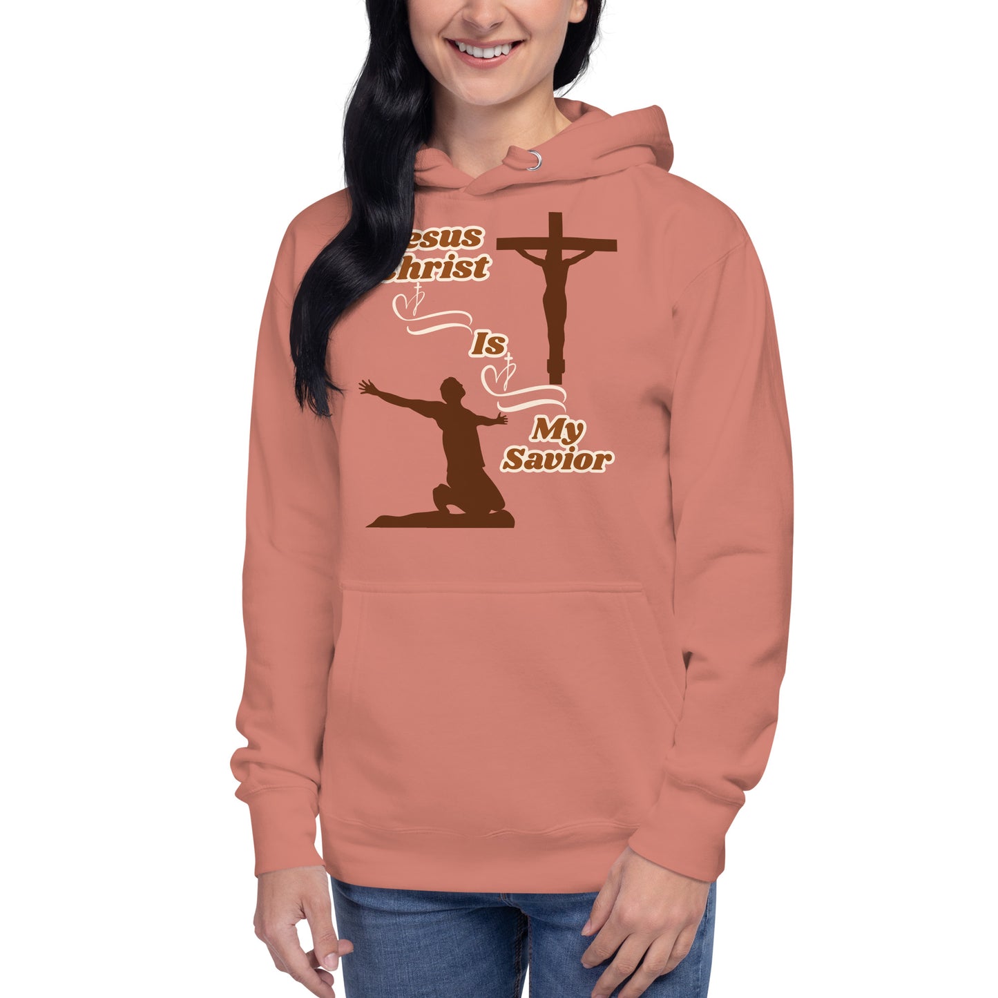 Jesus Christ Is My Savior Christian Inspirational Hoodie Unisex