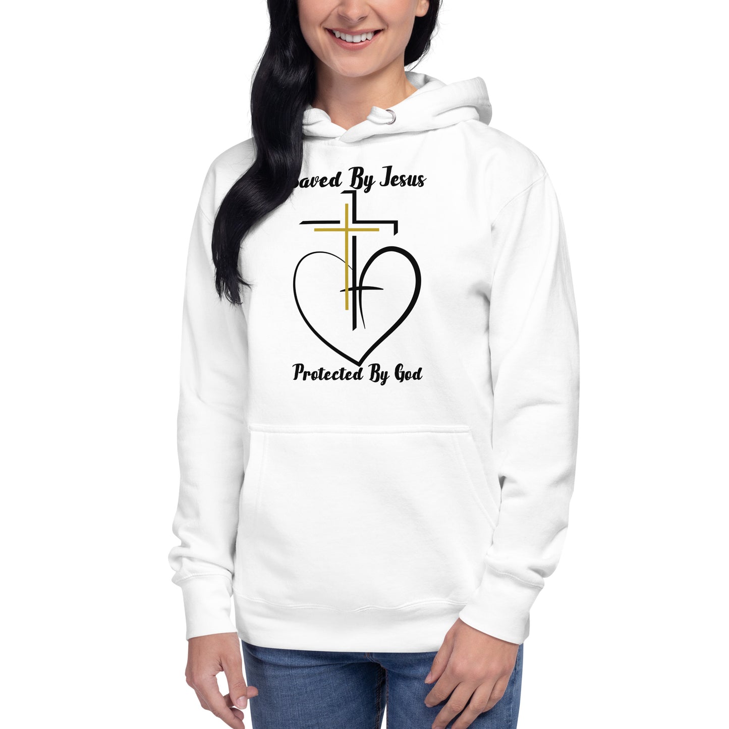 Saved by Jesus Christian Inspirational Hoodie Unisex