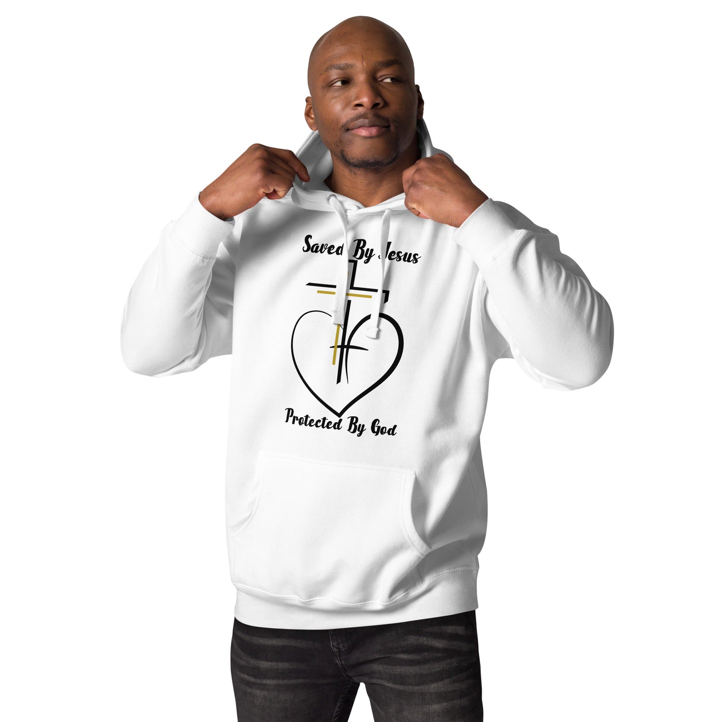 Saved by Jesus Christian Inspirational Hoodie Unisex