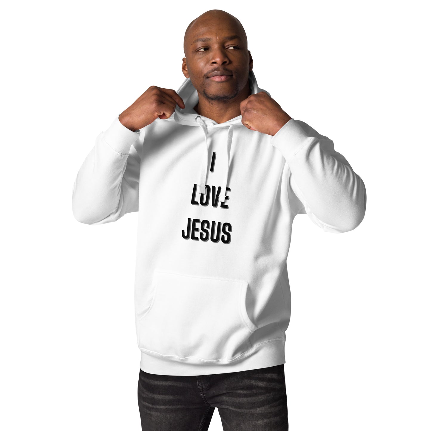 I love Jesus Christian Inspirational Hoodie Unisex