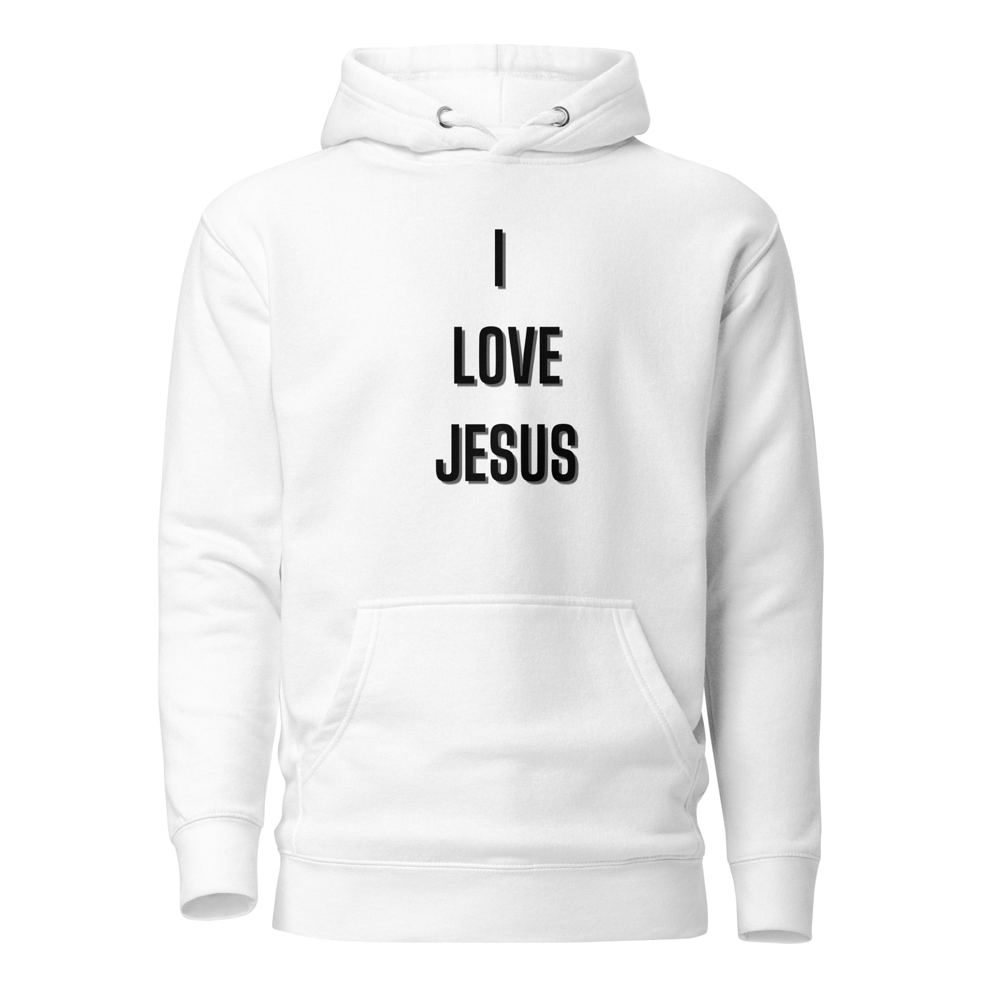I love Jesus Christian Inspirational Hoodie Unisex