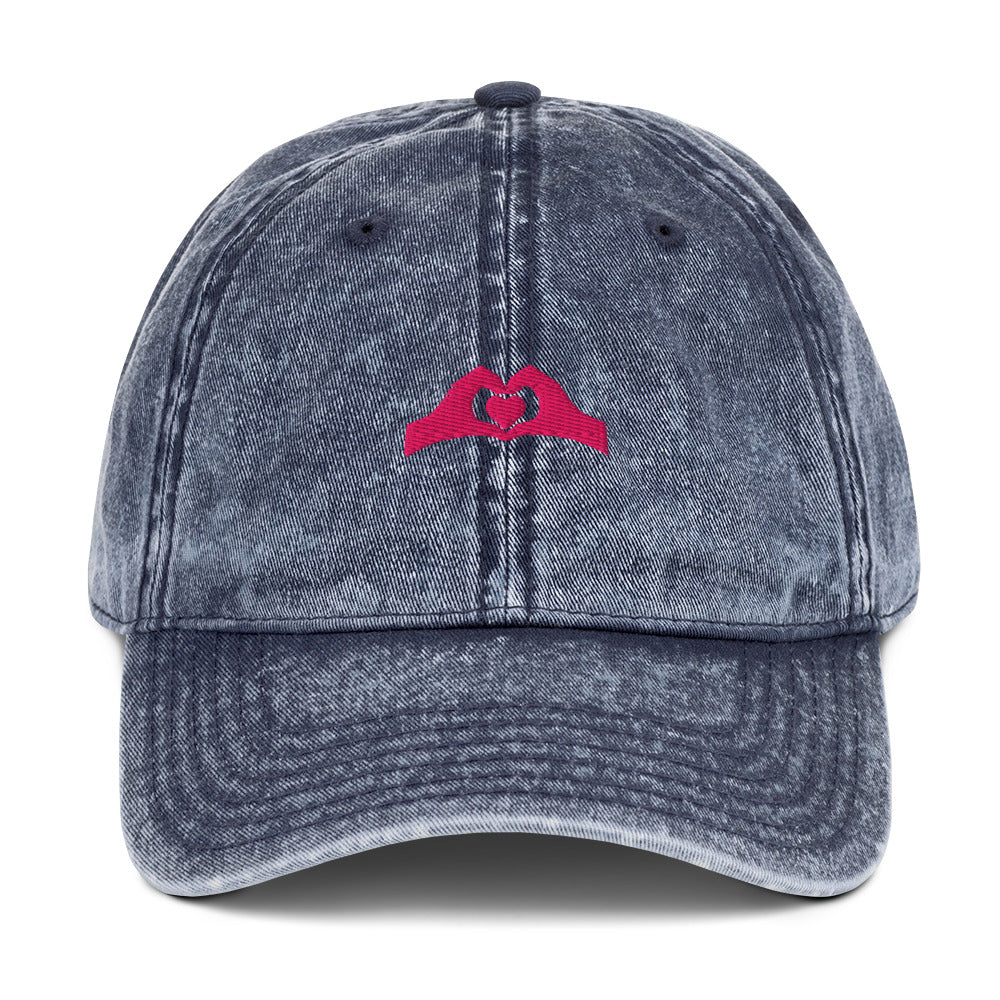 Spread The Love Inspirational Vintage Cotton Twill Cap