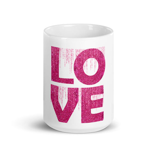 Love Inspirational White glossy mug