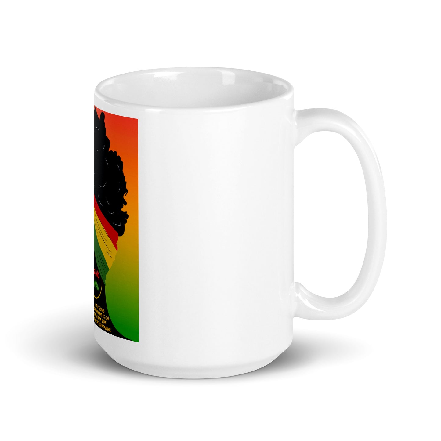 Motivational White glossy Mug