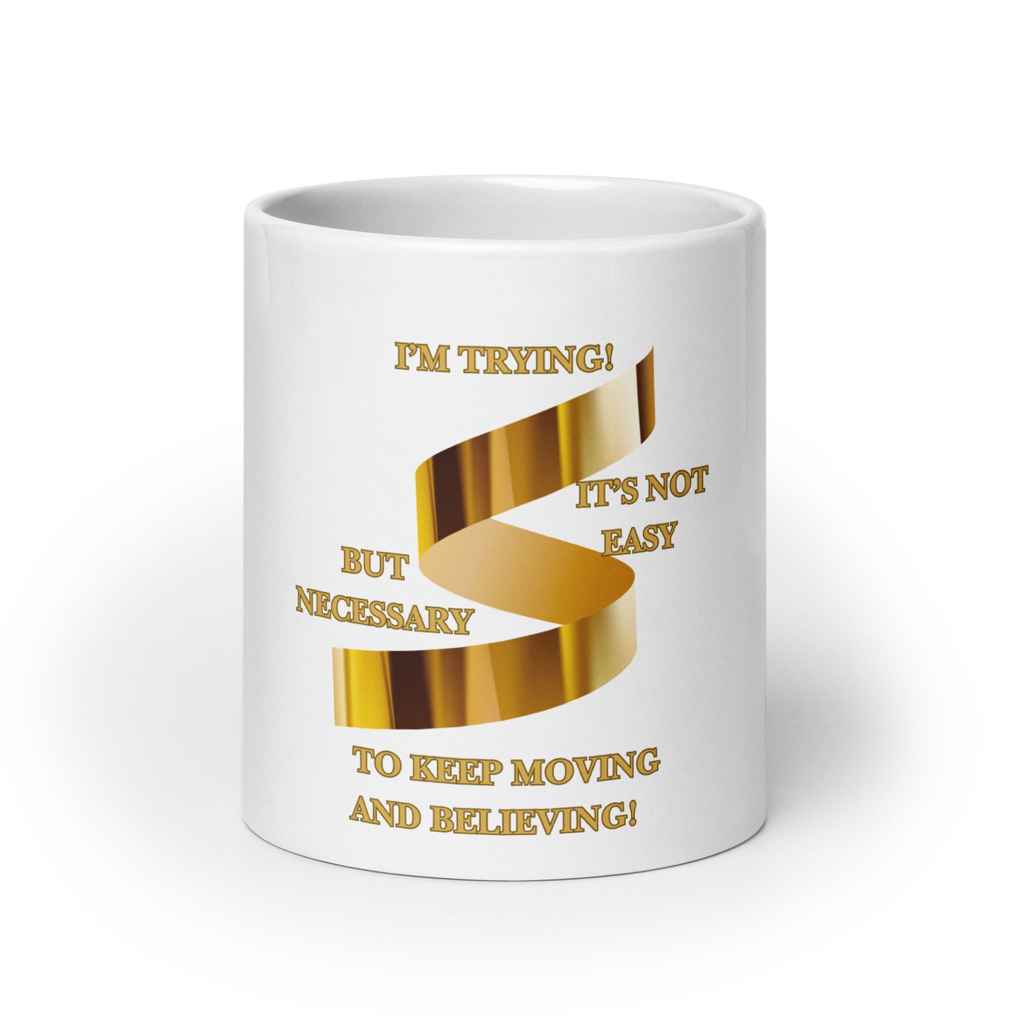 Inspirational White glossy Mug