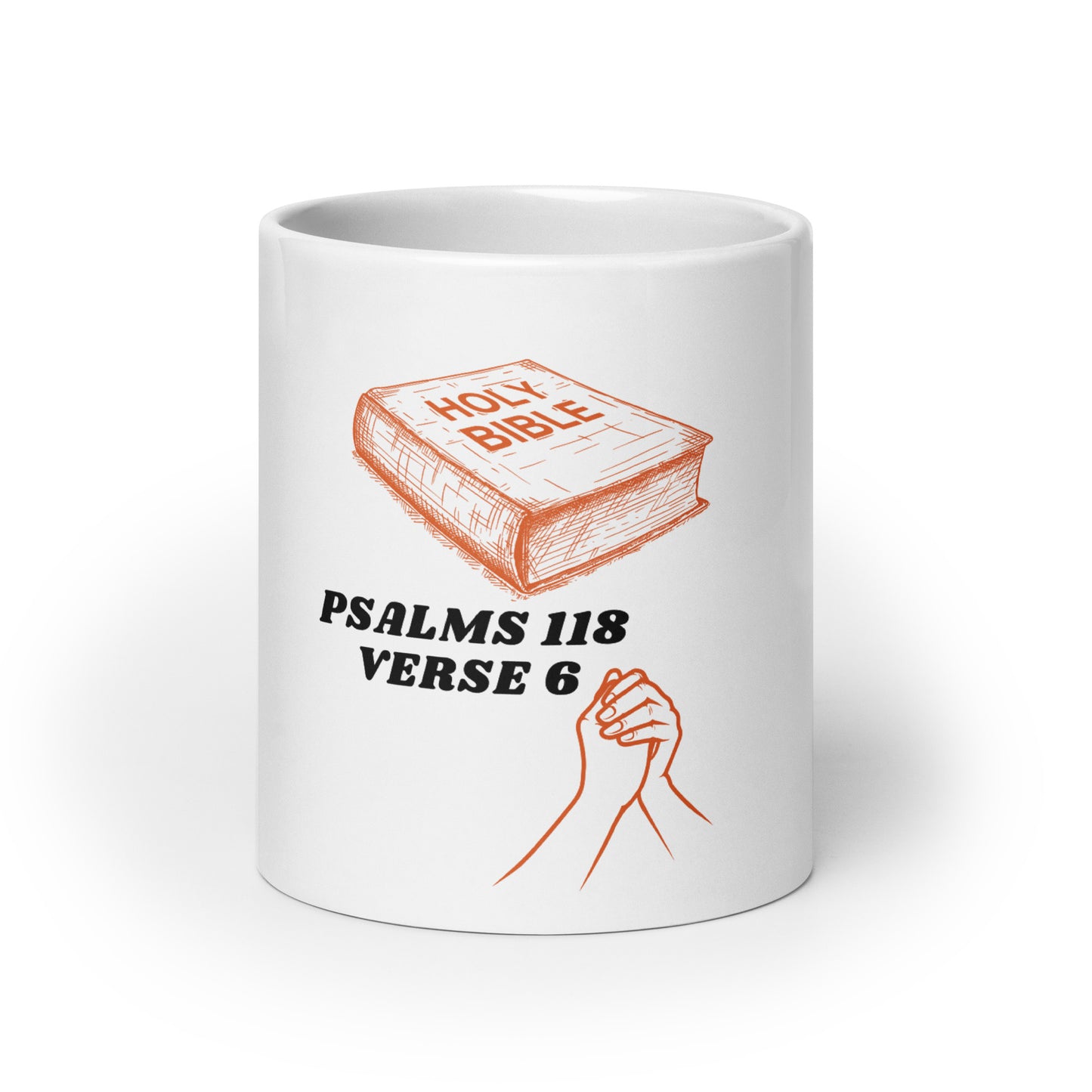 Inspirational White glossy mug