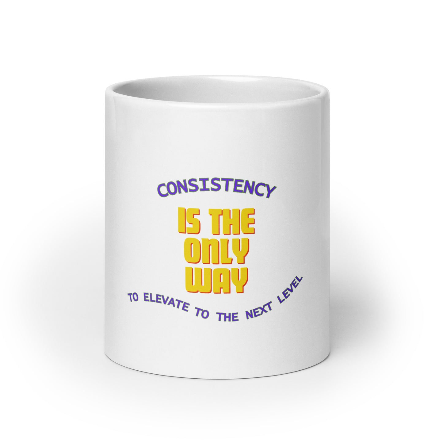 Motivational White glossy mug