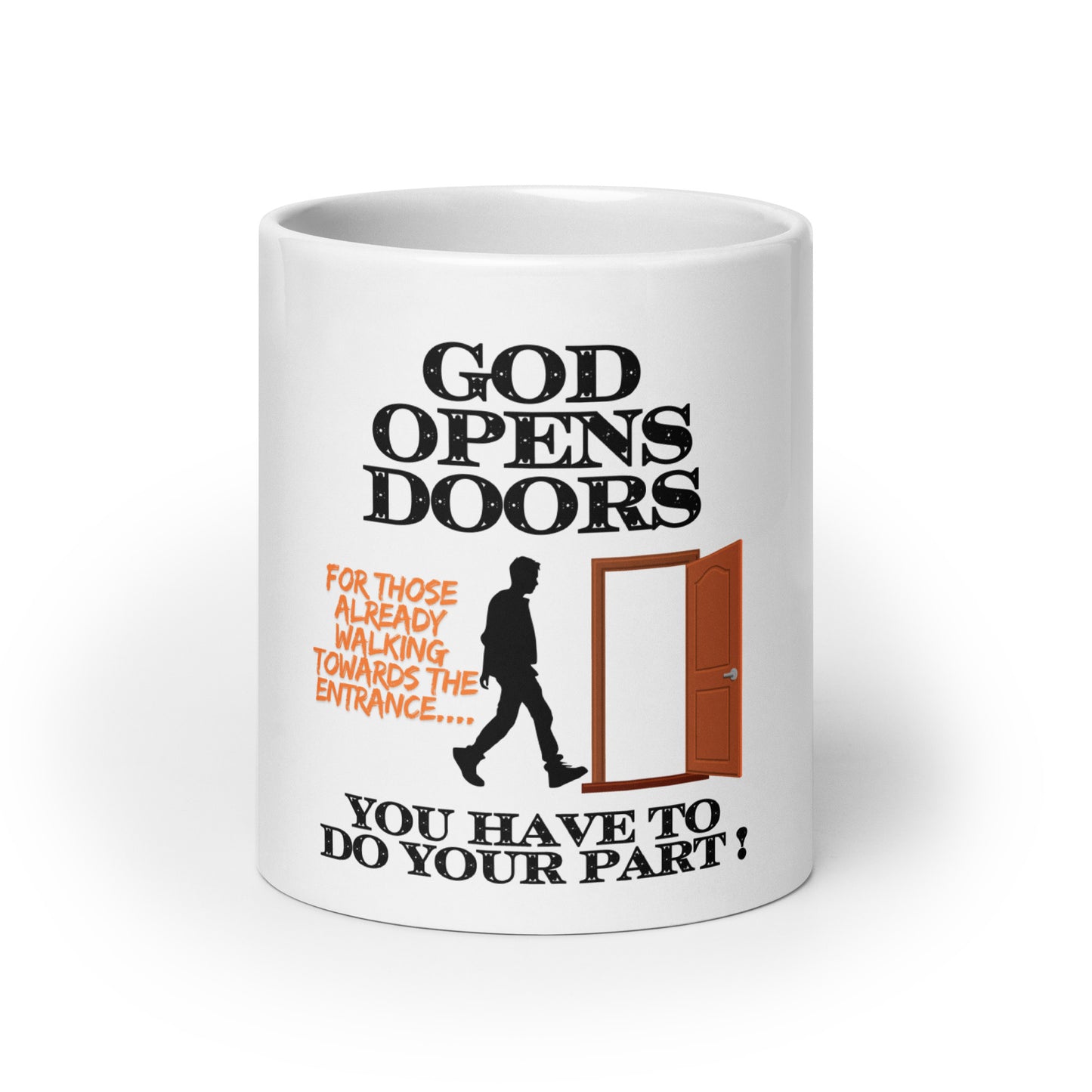 Inspirational White glossy Mug