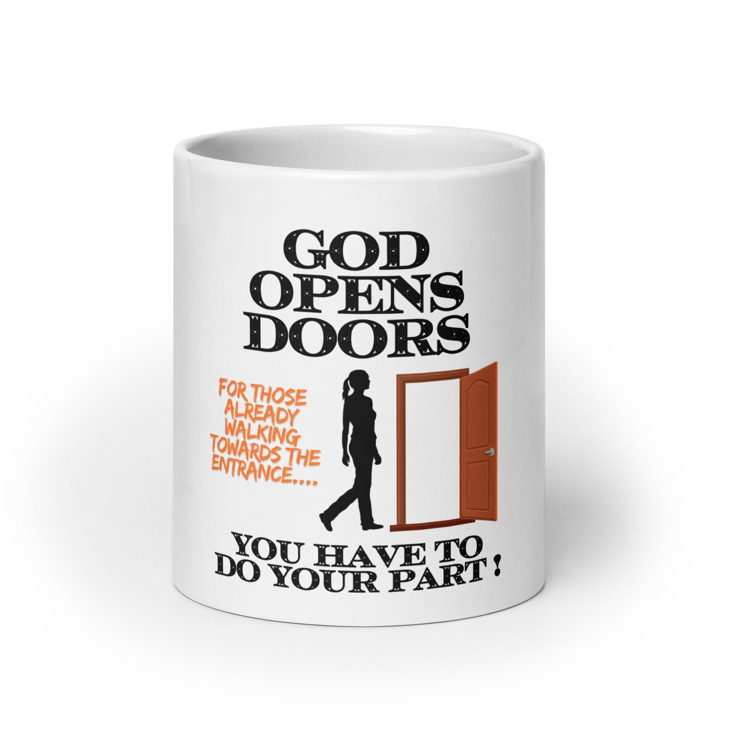 Inspirational White glossy Mug