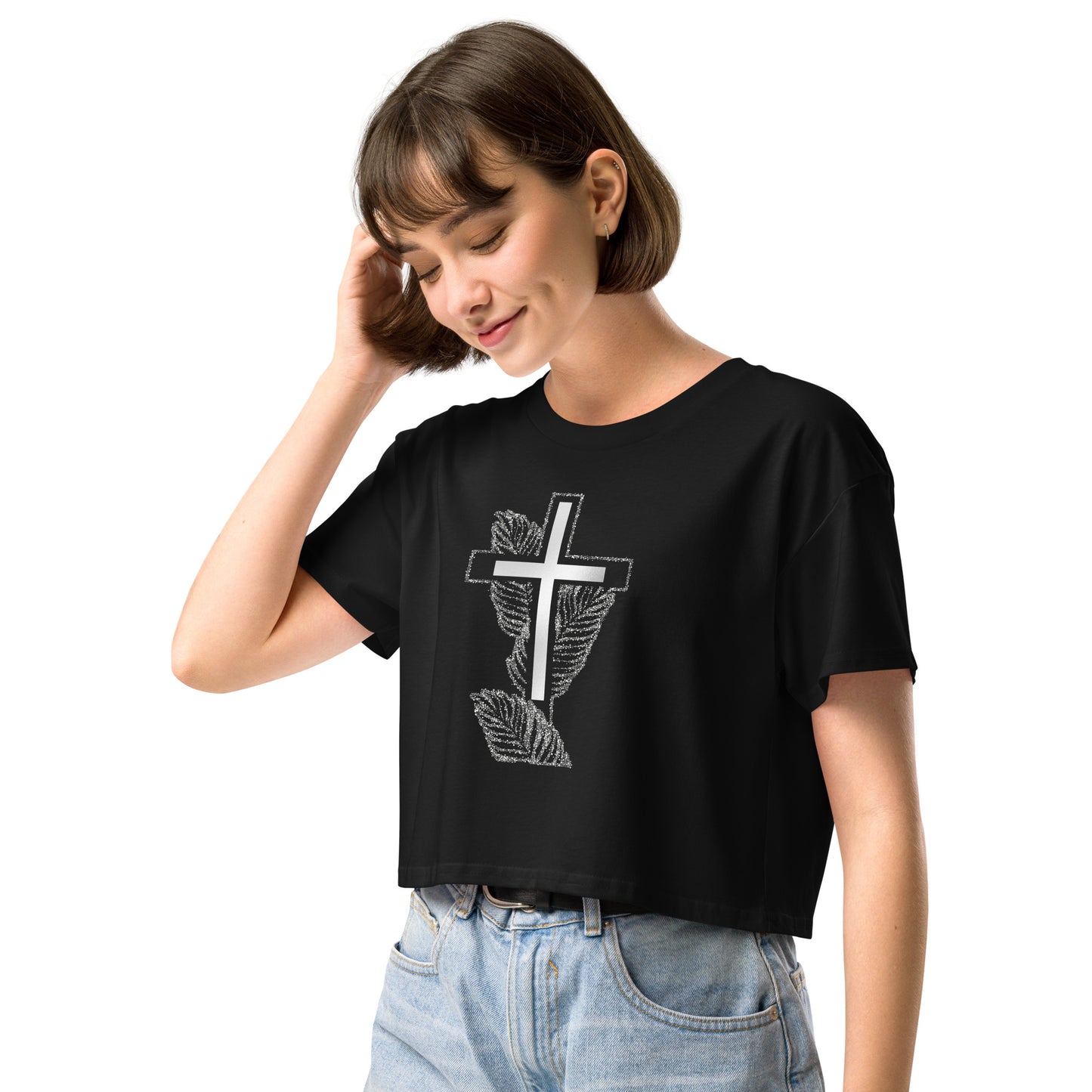 Christian Inspirational Womens Crop Top