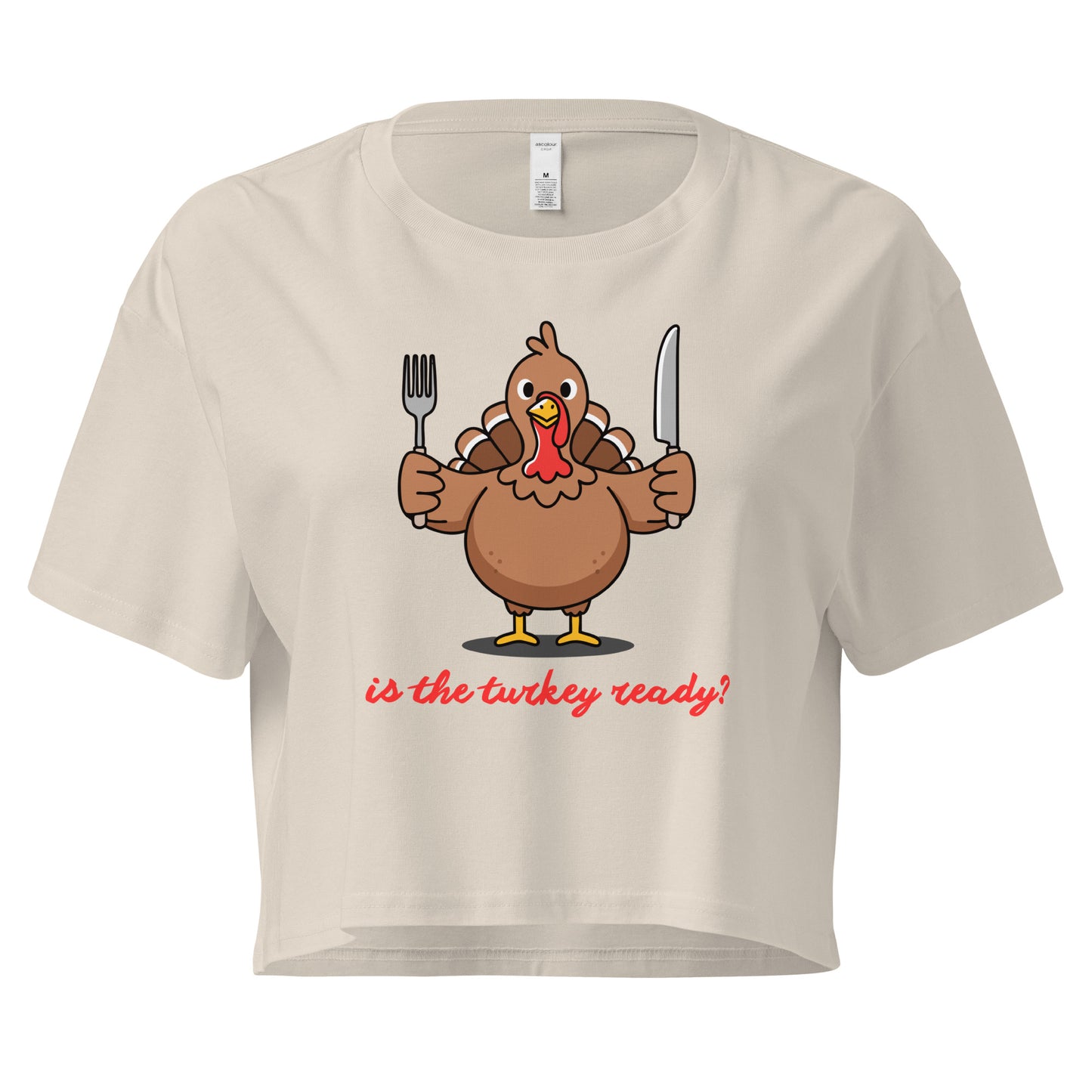 Thanksgiving Holiday Women’s Crop Top Shirt