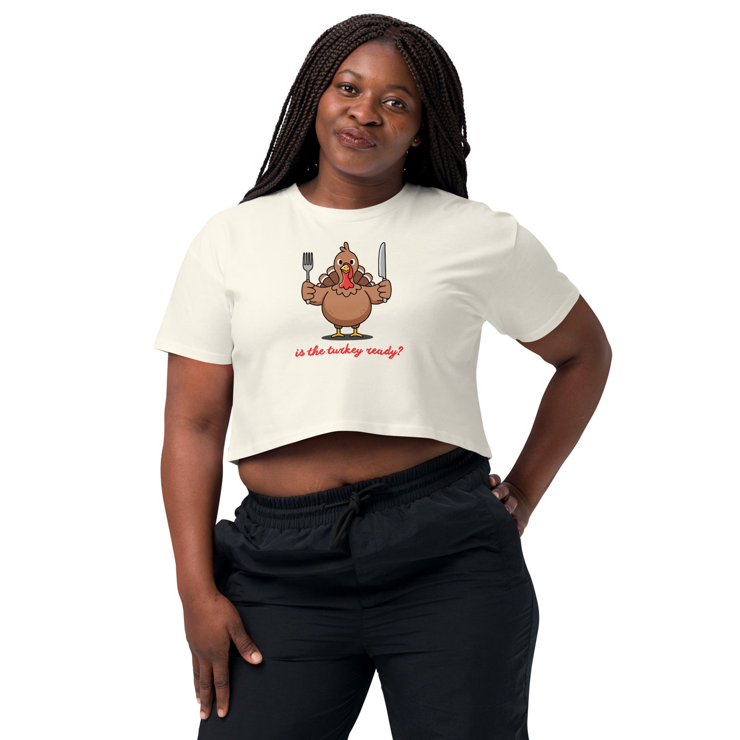Thanksgiving Holiday Women’s Crop Top Shirt