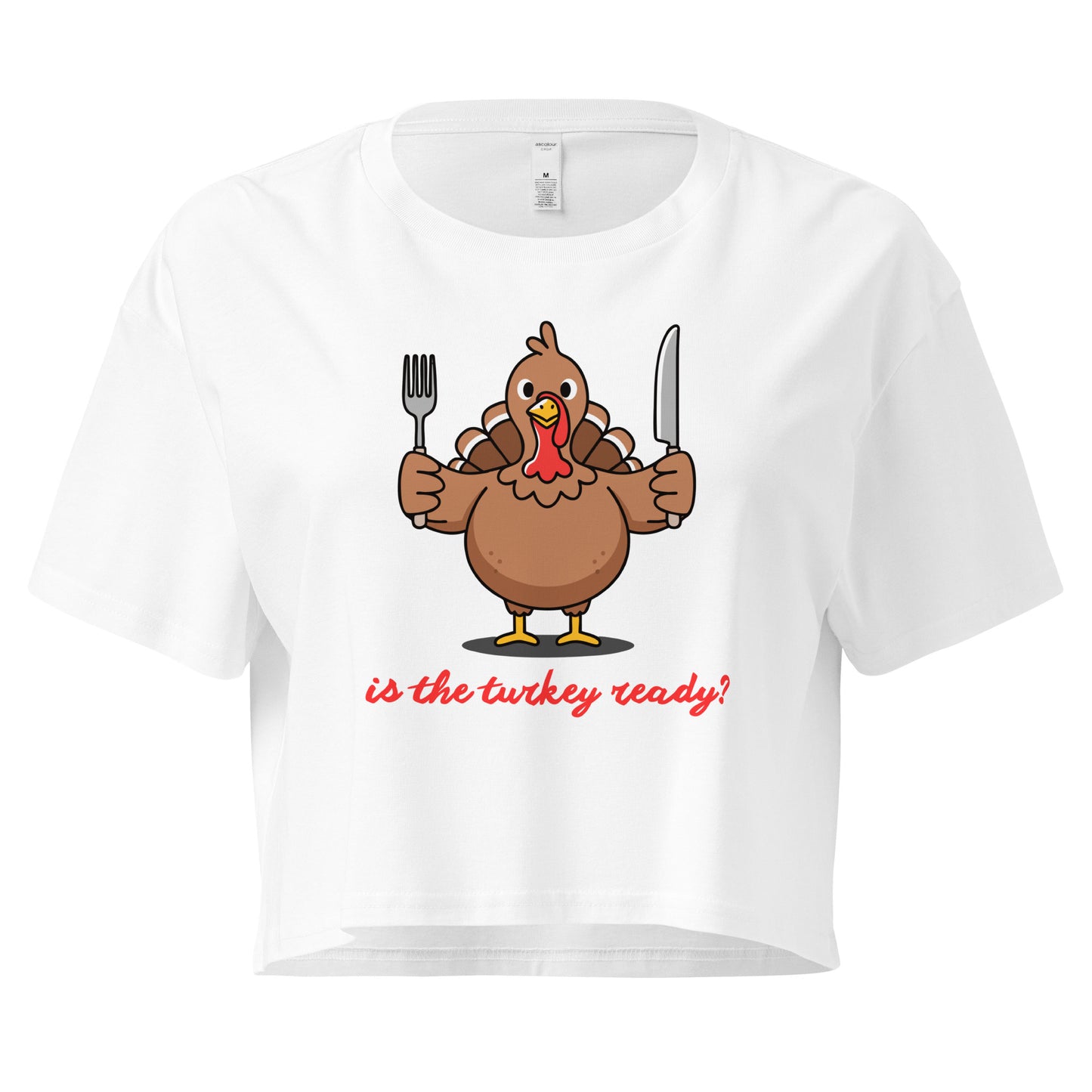 Thanksgiving Holiday Women’s Crop Top Shirt