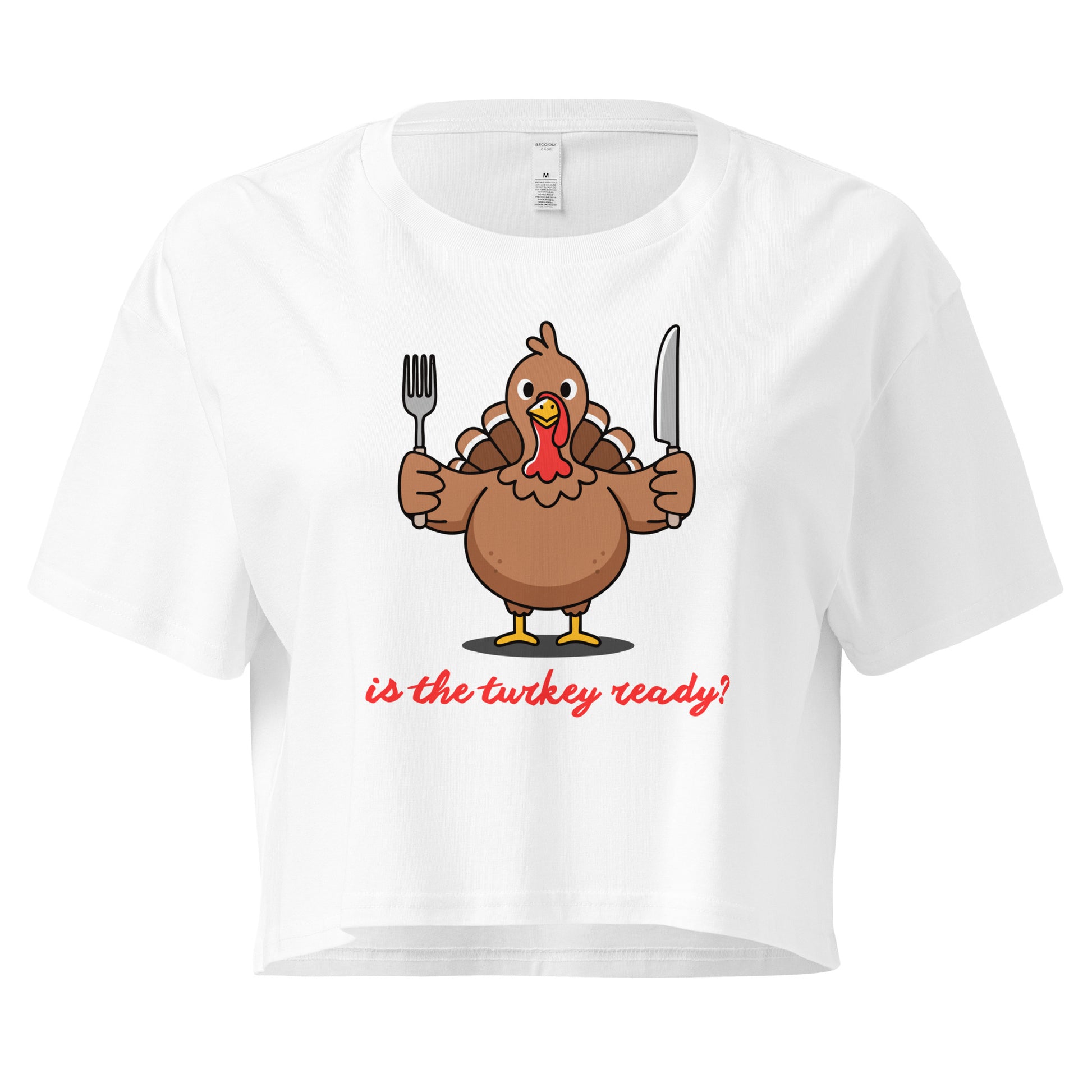 Thanksgiving Holiday Women’s Crop Top Shirt