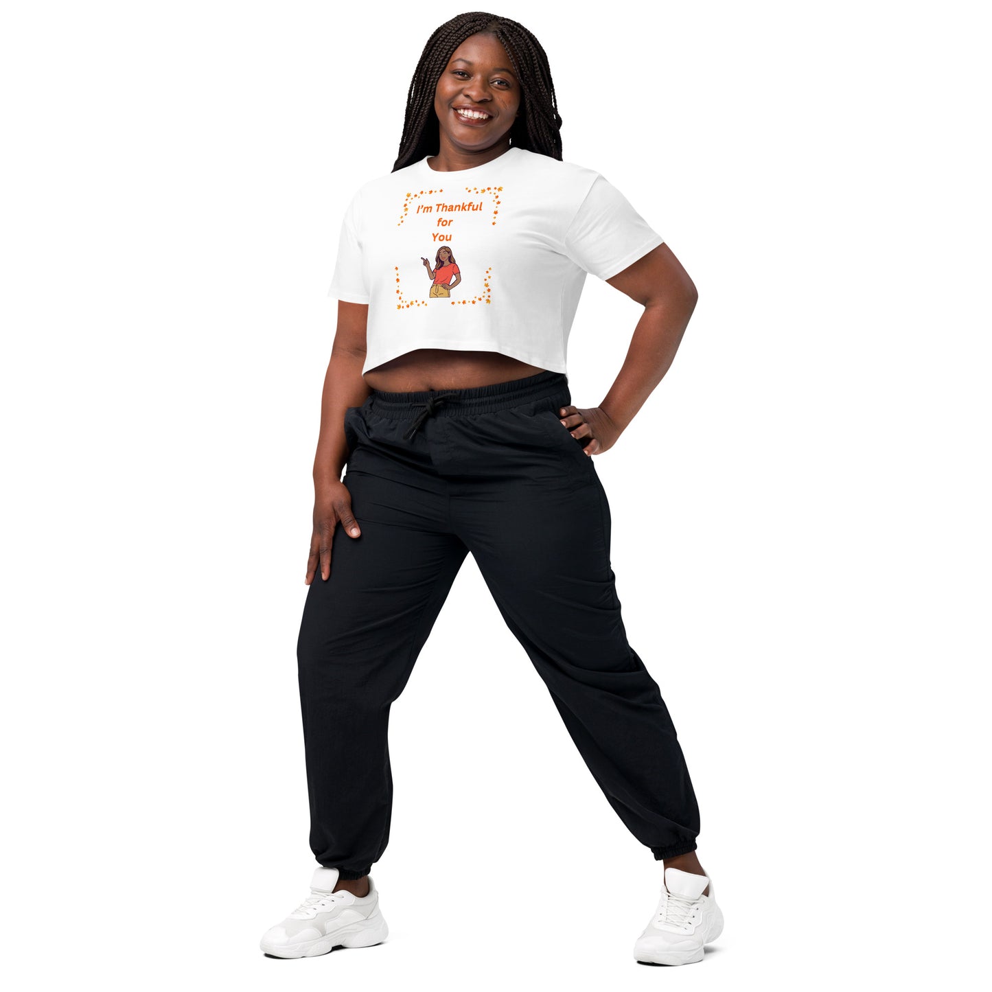 Thanksgiving Holiday Women’s Crop Top Shirt