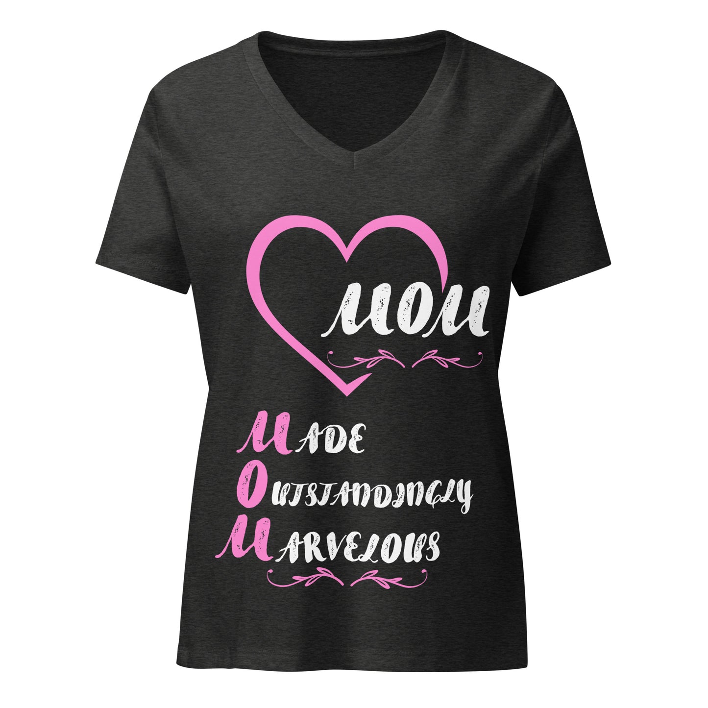 Mother's Day Relaxed V-Neck T Shirt